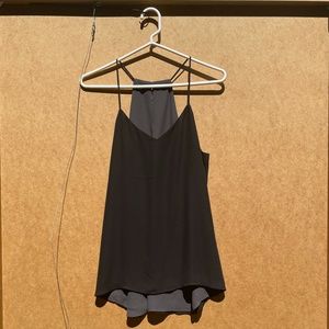 V-neck Black Cami Top